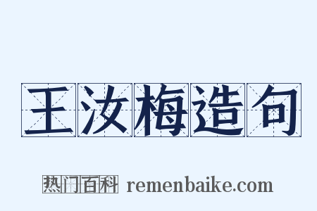 王汝梅造句是什么意思的图片